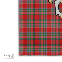 Scottish Macbain Clan Badge Tartan Coat of Arm Garden Flag - Tartan Plaid Flags Scottish Plaid Tartan Plaid - ScotsTee - scotstee.com