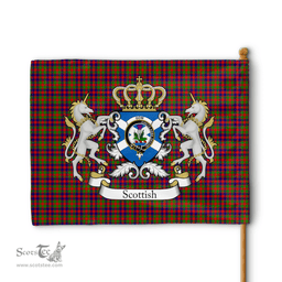 Scottish Gow Of Skeoch Clan Badge Tartan Coat of Arm Garden Flag - Tartan Plaid Flags Scottish Plaid Tartan Plaid - ScotsTee - scotstee.com