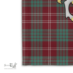 Scottish Crawford Clan Badge Tartan Coat of Arm Garden Flag - Tartan Plaid Flags Scottish Plaid Tartan Plaid - ScotsTee - scotstee.com