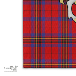 Scottish Leslie Clan Badge Tartan Coat of Arm Garden Flag - Tartan Plaid Flags Scottish Plaid Tartan Plaid - ScotsTee - scotstee.com
