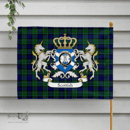 Scottish Maccallum Clan Badge Tartan Coat of Arm Garden Flag - Tartan Plaid Flags Scottish Plaid Tartan Plaid - ScotsTee - scotstee.com