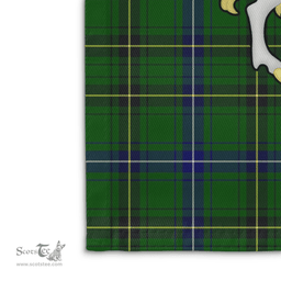 Scottish Henderson Clan Badge Tartan Coat of Arm Garden Flag - Tartan Plaid Flags Scottish Plaid Tartan Plaid - ScotsTee - scotstee.com