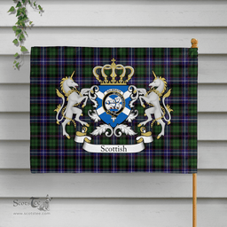 Scottish Galbraith Clan Badge Tartan Coat of Arm Garden Flag - Tartan Plaid Flags Scottish Plaid Tartan Plaid - ScotsTee - scotstee.com