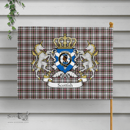 Scottish Borthwick Clan Badge Tartan Coat of Arm Garden Flag - Tartan Plaid Flags Scottish Plaid Tartan Plaid - ScotsTee - scotstee.com