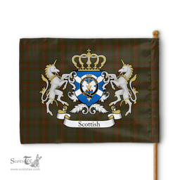 Scottish Gray Clan Badge Tartan Coat of Arm Garden Flag - Tartan Plaid Flags Scottish Plaid Tartan Plaid - ScotsTee - scotstee.com