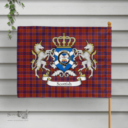 Scottish Cameron Clan Badge Tartan Coat of Arm Garden Flag - Tartan Plaid Flags Scottish Plaid Tartan Plaid - ScotsTee - scotstee.com