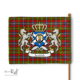 Scottish Forrester Clan Badge Tartan Coat of Arm Garden Flag - Tartan Plaid Flags Scottish Plaid Tartan Plaid - ScotsTee - scotstee.com