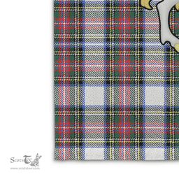 Scottish Dennistoun Clan Badge Tartan Coat of Arm Garden Flag - Tartan Plaid Flags Scottish Plaid Tartan Plaid - ScotsTee - scotstee.com