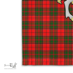 Scottish Cairns Clan Badge Tartan Coat of Arm Garden Flag - Tartan Plaid Flags Scottish Plaid Tartan Plaid - ScotsTee - scotstee.com