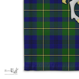 Scottish Johnstone Clan Badge Tartan Coat of Arm Garden Flag - Tartan Plaid Flags Scottish Plaid Tartan Plaid - ScotsTee - scotstee.com