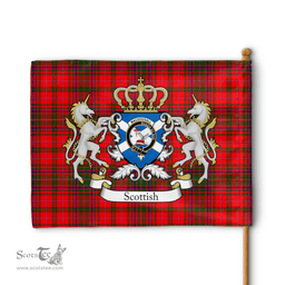 Scottish Macdougall Clan Badge Tartan Coat of Arm Garden Flag - Tartan Plaid Flags Scottish Plaid Tartan Plaid - ScotsTee - scotstee.com