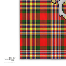 Scottish Macgill Makgill Clan Badge Tartan Coat of Arm Garden Flag - Tartan Plaid Flags Scottish Plaid Tartan Plaid - ScotsTee - scotstee.com