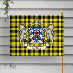 Scottish Macleod Of Lewis Clan Badge Tartan Coat of Arm Garden Flag - Tartan Plaid Flags Scottish Plaid Tartan Plaid - ScotsTee - scotstee.com