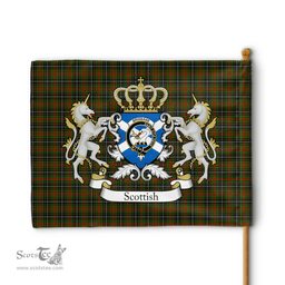 Scottish Brisbane Clan Badge Tartan Coat of Arm Garden Flag - Tartan Plaid Flags Scottish Plaid Tartan Plaid - ScotsTee - scotstee.com