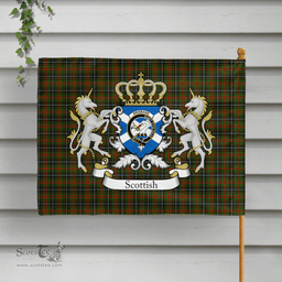 Scottish Brisbane Clan Badge Tartan Coat of Arm Garden Flag - Tartan Plaid Flags Scottish Plaid Tartan Plaid - ScotsTee - scotstee.com