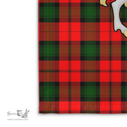 Scottish Kerr Clan Badge Tartan Coat of Arm Garden Flag - Tartan Plaid Flags Scottish Plaid Tartan Plaid - ScotsTee - scotstee.com
