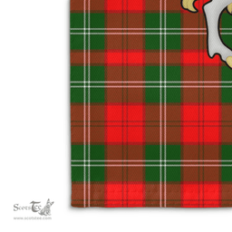 Scottish Lennox Kincaid Clan Badge Tartan Coat of Arm Garden Flag - Tartan Plaid Flags Scottish Plaid Tartan Plaid - ScotsTee - scotstee.com