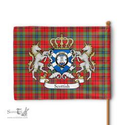Scottish Maclean Clan Badge Tartan Coat of Arm Garden Flag - Tartan Plaid Flags Scottish Plaid Tartan Plaid - ScotsTee - scotstee.com