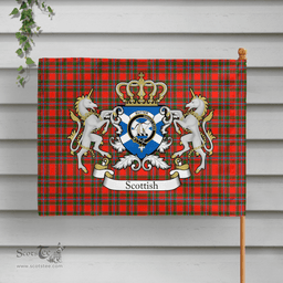 Scottish Butter Clan Badge Tartan Coat of Arm Garden Flag - Tartan Plaid Flags Scottish Plaid Tartan Plaid - ScotsTee - scotstee.com