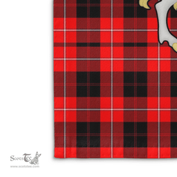 Scottish Cunningham Clan Badge Tartan Coat of Arm Garden Flag - Tartan Plaid Flags Scottish Plaid Tartan Plaid - ScotsTee - scotstee.com