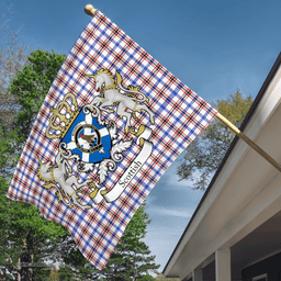 Scottish Boswell Clan Badge Tartan Coat of Arm Garden Flag - Tartan Plaid Flags Scottish Plaid Tartan Plaid - ScotsTee - scotstee.com