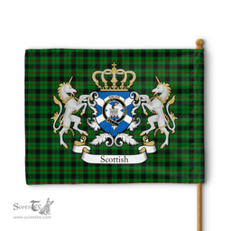 Scottish Kincaid Clan Badge Tartan Coat of Arm Garden Flag - Tartan Plaid Flags Scottish Plaid Tartan Plaid - ScotsTee - scotstee.com