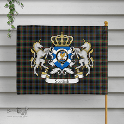Scottish Lyle Clan Badge Tartan Coat of Arm Garden Flag - Tartan Plaid Flags Scottish Plaid Tartan Plaid - ScotsTee - scotstee.com