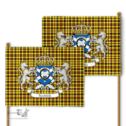 Scottish Jardine Clan Badge Tartan Coat of Arm Garden Flag - Tartan Plaid Flags Scottish Plaid Tartan Plaid - ScotsTee - scotstee.com