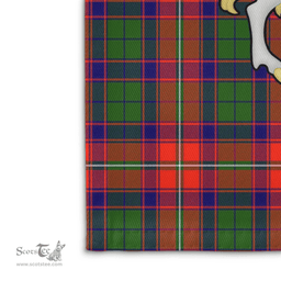 Scottish Charteris Earls Of Wemyss Clan Badge Tartan Coat of Arm Garden Flag - Tartan Plaid Flags Scottish Plaid Tartan Plaid - ScotsTee - scotstee.com
