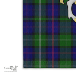 Scottish Macthomas Clan Badge Tartan Coat of Arm Garden Flag - Tartan Plaid Flags Scottish Plaid Tartan Plaid - ScotsTee - scotstee.com