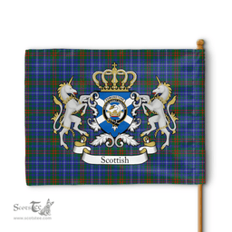 Scottish Edmonstone Of Duntreath Clan Badge Tartan Coat of Arm Garden Flag - Tartan Plaid Flags Scottish Plaid Tartan Plaid - ScotsTee - scotstee.com