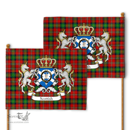 Scottish Boyd Clan Badge Tartan Coat of Arm Garden Flag - Tartan Plaid Flags Scottish Plaid Tartan Plaid - ScotsTee - scotstee.com
