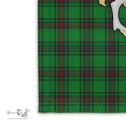 Scottish Kinloch Clan Badge Tartan Coat of Arm Garden Flag - Tartan Plaid Flags Scottish Plaid Tartan Plaid - ScotsTee - scotstee.com