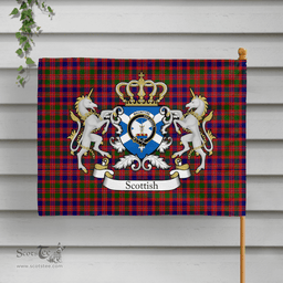 Scottish Macintyre Clan Badge Tartan Coat of Arm Garden Flag - Tartan Plaid Flags Scottish Plaid Tartan Plaid - ScotsTee - scotstee.com
