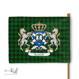Scottish Ged Clan Badge Tartan Coat of Arm Garden Flag - Tartan Plaid Flags Scottish Plaid Tartan Plaid - ScotsTee - scotstee.com