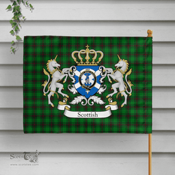 Scottish Ged Clan Badge Tartan Coat of Arm Garden Flag - Tartan Plaid Flags Scottish Plaid Tartan Plaid - ScotsTee - scotstee.com