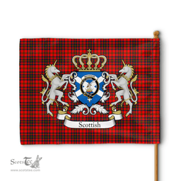 Scottish Matherson Clan Badge Tartan Coat of Arm Garden Flag - Tartan Plaid Flags Scottish Plaid Tartan Plaid - ScotsTee - scotstee.com