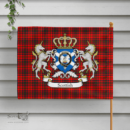 Scottish Matherson Clan Badge Tartan Coat of Arm Garden Flag - Tartan Plaid Flags Scottish Plaid Tartan Plaid - ScotsTee - scotstee.com