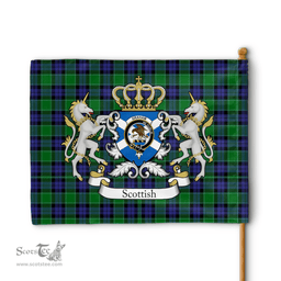 Scottish Graham Clan Badge Tartan Coat of Arm Garden Flag - Tartan Plaid Flags Scottish Plaid Tartan Plaid - ScotsTee - scotstee.com