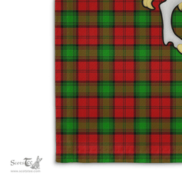 Scottish Auchinleck Or Affleck Clan Badge Tartan Coat of Arm Garden Flag - Tartan Plaid Flags Scottish Plaid Tartan Plaid - ScotsTee - scotstee.com