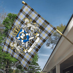 Scottish Bell Clan Badge Tartan Coat of Arm Garden Flag - Tartan Plaid Flags Scottish Plaid Tartan Plaid - ScotsTee - scotstee.com