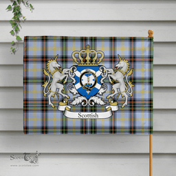 Scottish Bell Clan Badge Tartan Coat of Arm Garden Flag - Tartan Plaid Flags Scottish Plaid Tartan Plaid - ScotsTee - scotstee.com