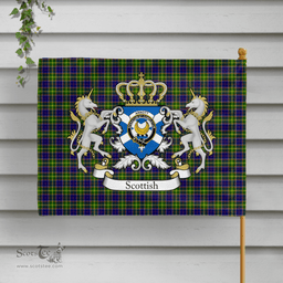 Scottish Arnott Clan Badge Tartan Coat of Arm Garden Flag - Tartan Plaid Flags Scottish Plaid Tartan Plaid - ScotsTee - scotstee.com