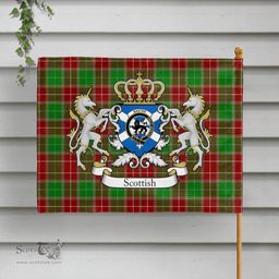 Scottish Baxter Clan Badge Tartan Coat of Arm Garden Flag - Tartan Plaid Flags Scottish Plaid Tartan Plaid - ScotsTee - scotstee.com