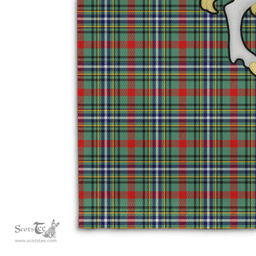 Scottish Bisset Clan Badge Tartan Coat of Arm Garden Flag - Tartan Plaid Flags Scottish Plaid Tartan Plaid - ScotsTee - scotstee.com