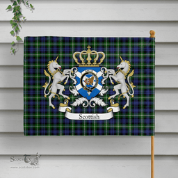 Scottish Baillie Clan Badge Tartan Coat of Arm Garden Flag - Tartan Plaid Flags Scottish Plaid Tartan Plaid - ScotsTee - scotstee.com