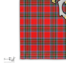 Scottish Binning Of Wallifoord Clan Badge Tartan Coat of Arm Garden Flag - Tartan Plaid Flags Scottish Plaid Tartan Plaid - ScotsTee - scotstee.com