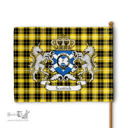 Scottish Barclay Clan Badge Tartan Coat of Arm Garden Flag - Tartan Plaid Flags Scottish Plaid Tartan Plaid - ScotsTee - scotstee.com