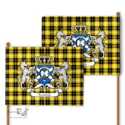 Scottish Barclay Clan Badge Tartan Coat of Arm Garden Flag - Tartan Plaid Flags Scottish Plaid Tartan Plaid - ScotsTee - scotstee.com