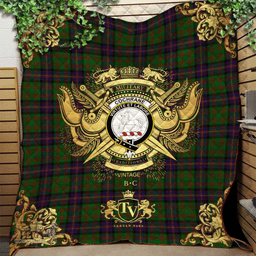 Scottish Cochrane 01 Clan Tartan Quilt - Military Logo Style Scottish Plaid Tartan Plaid